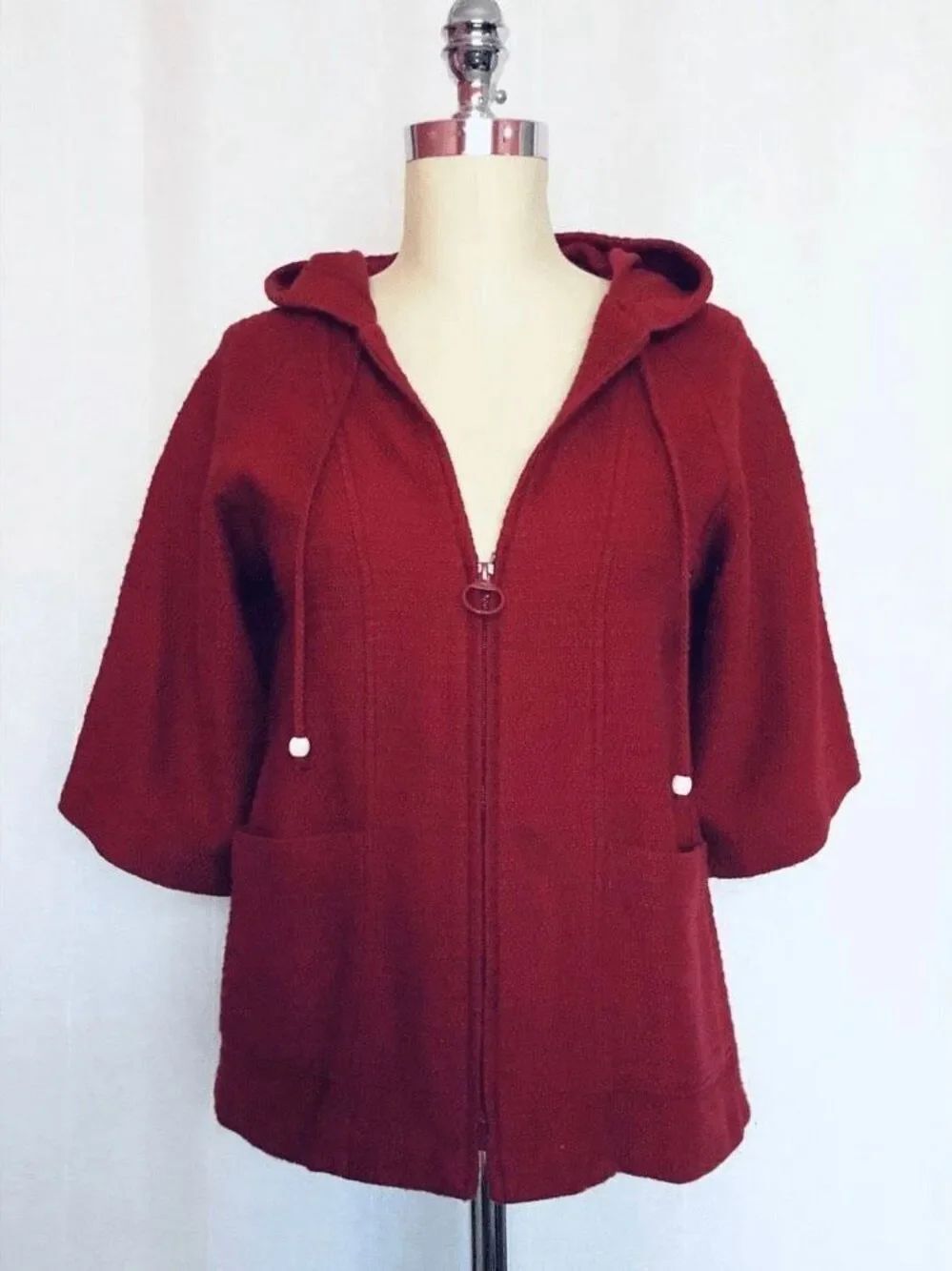 Builtâby Wendy Hooded Zip Front Jacket Womenâs XS